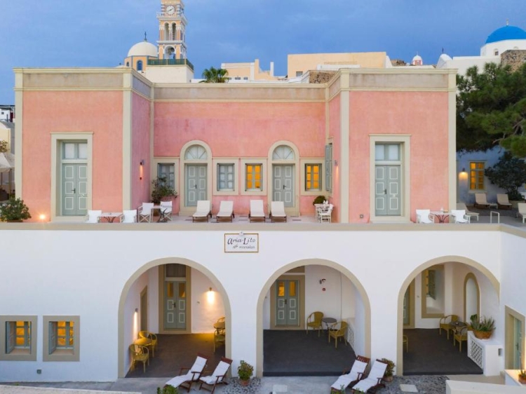 Aria Lito Mansion mejor pequeño hotel boutique en Santorini