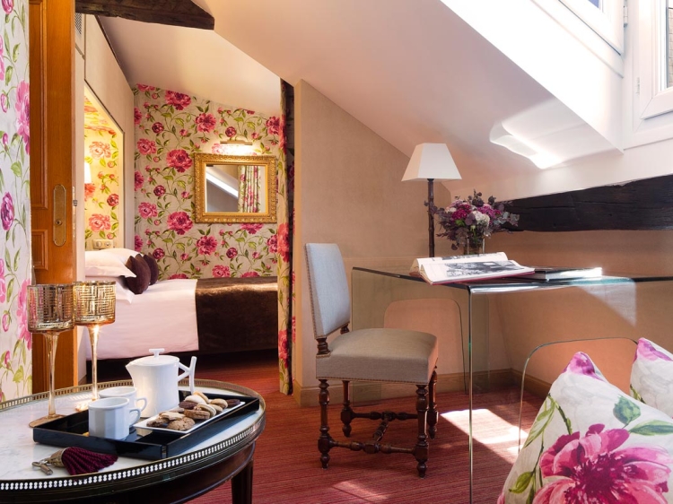 Hotel saint Paul Rive gauche Paris boutique hotel con encanto