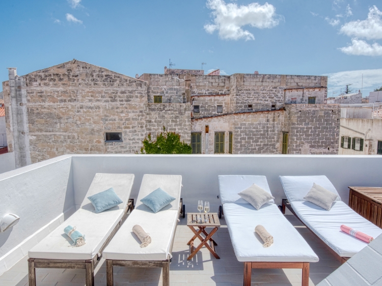 Rooftop Casa alberti mahon menorca hotel best boutique lujo con encanto