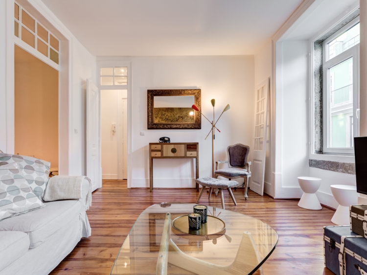 Apartamento de desenõ con encanto Casco Antiguo Baixa Chiado Lisboa Portugal