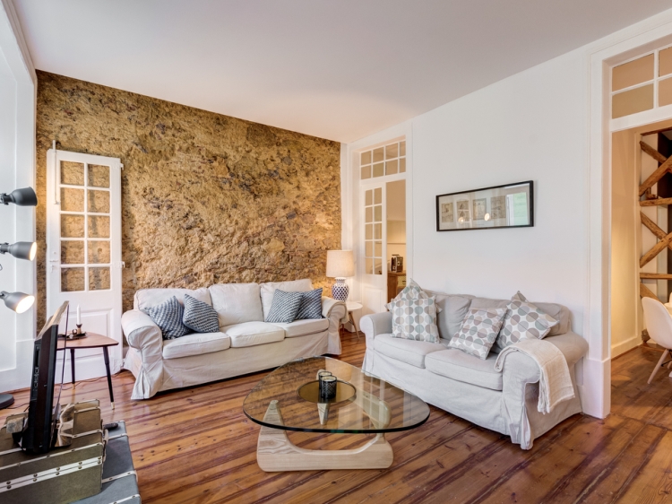 Apartamento de desenõ con encanto Casco Antiguo Baixa Chiado Lisboa Portugal