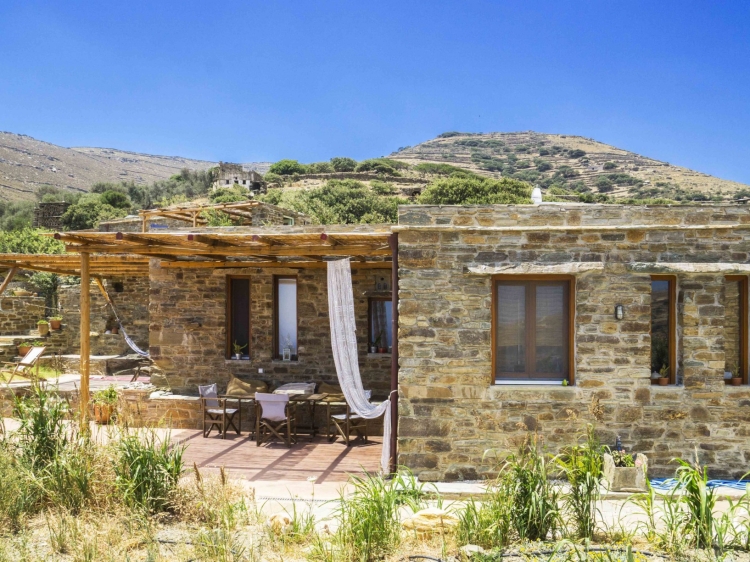 Tinos Ecolodge Big Stone House Cyclades Grecia escape paz armonía 