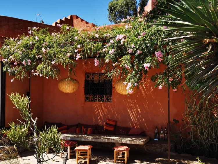 Riad Baoussala hotel boutique en Essouira en el campo muy romántico