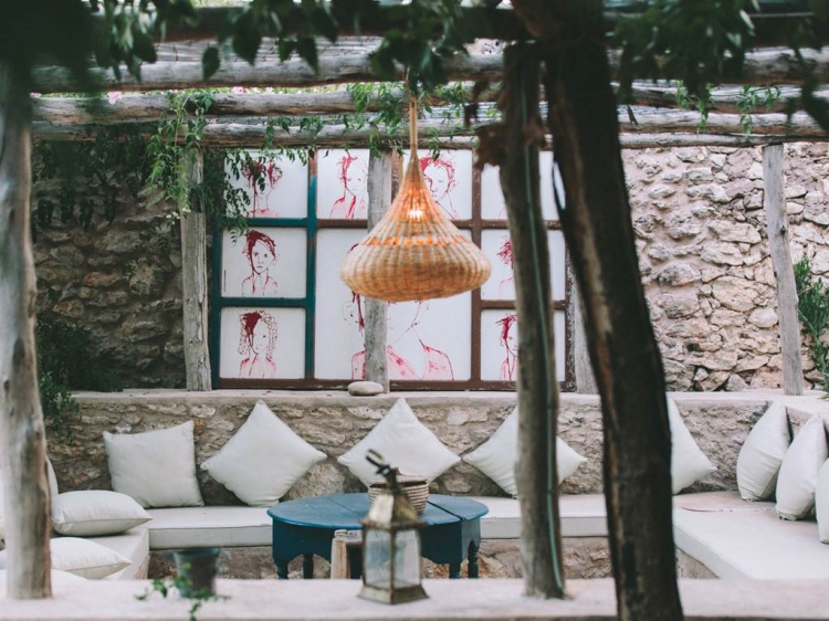 Riad Baoussala hotel boutique en Essouira en el campo muy romántico