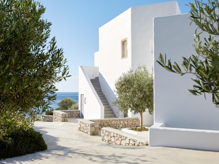 Milos Breeze Boutique Hotel Pollonia arquitectura griega