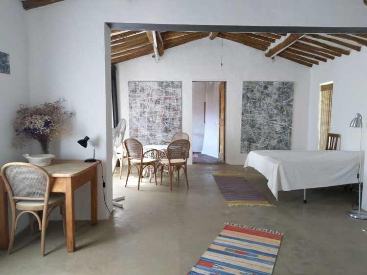 espacio de estudio en el primer piso