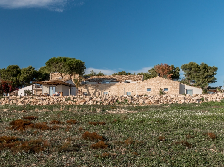 Casa de campo Estancia en una granja