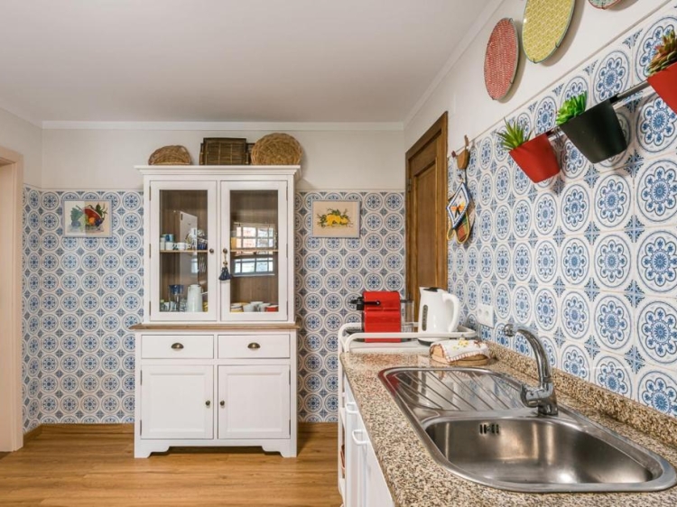 Cocina de la casa rural Tower House en Portugal