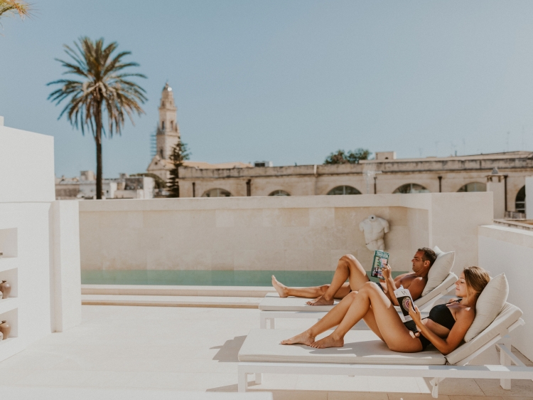 Piscina Swimming Pool Palazzo Lecce hotel con encanto design en Lecce