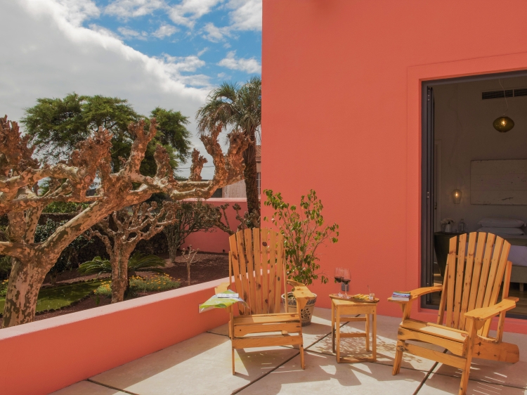 Herdade do Ananás hotel Ponta delgada azores alojamineto con encanto terraza