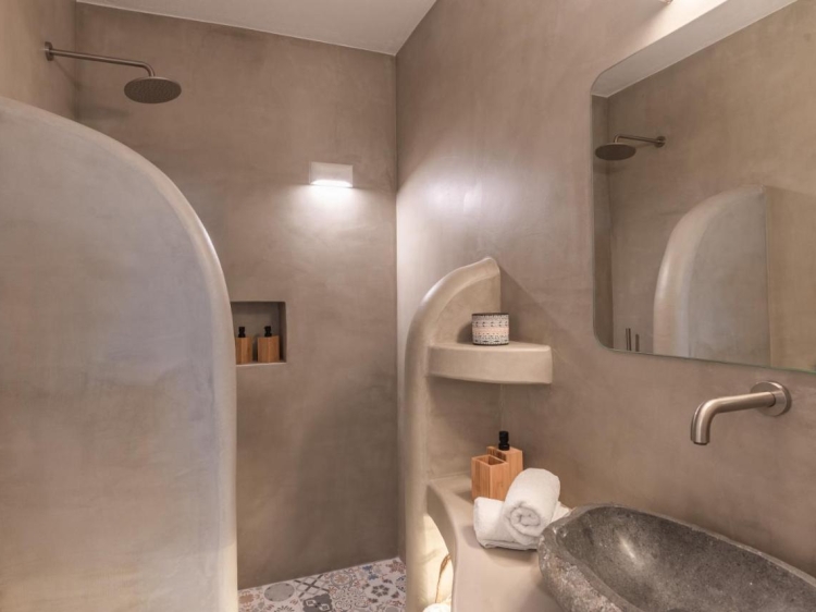 baño en el hotel Blue Harpist Koufonisia