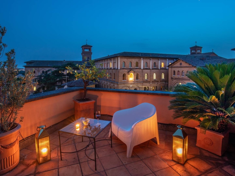 Hotel San Anselmo, pequeño hotel con encanto en Roma.