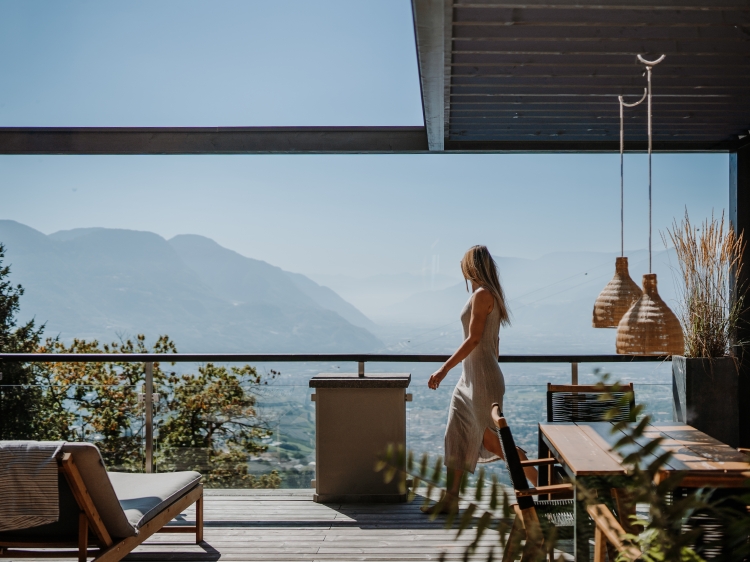 Farnhaus hotel boutique y romántico y con encanto en Tirolo Merano