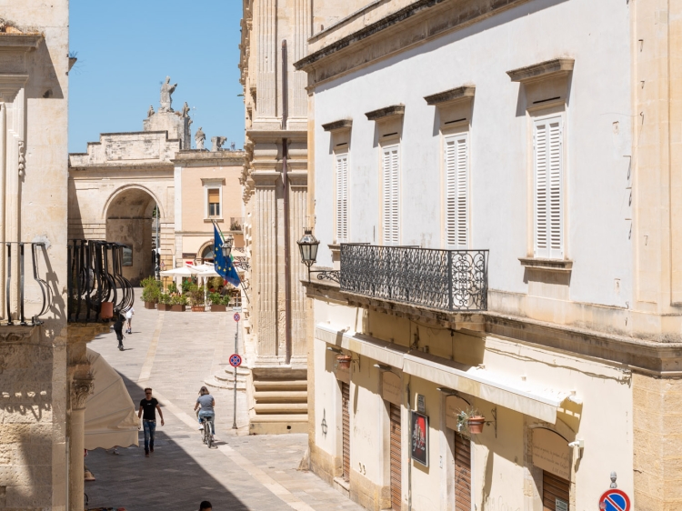Vista sobre la Via Libertini - B&B Palazzo Charlie - Lecce, Puglia (IT) - Secretplaces
