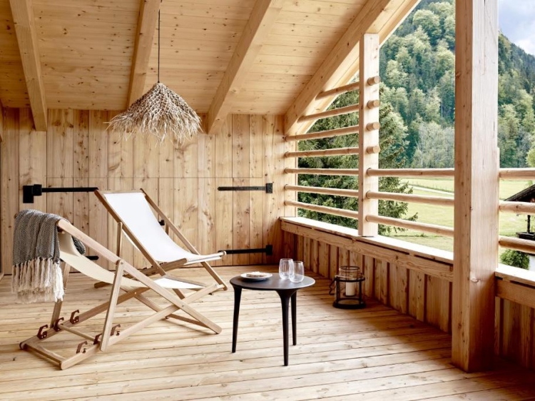 el Schmiedhof con sus once exclusivos pisos de vacaciones / apartamentos con encanto en Geitau Baviera