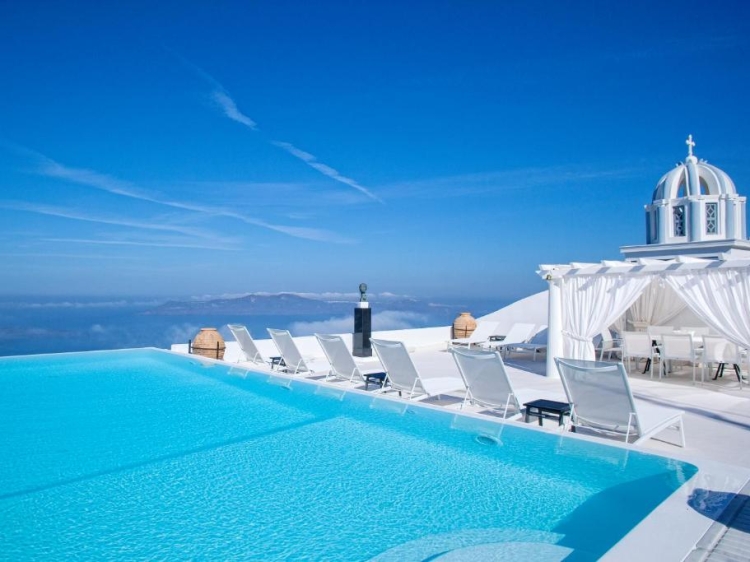 The Tsitouras Collection, Terraza hotel con encanto en santorini