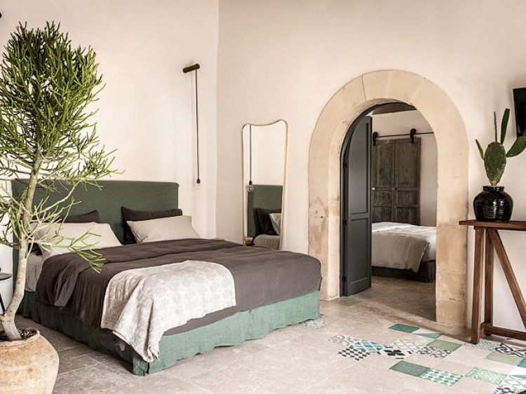 boho bedroom, dimora delle balze, italy, secretplaces