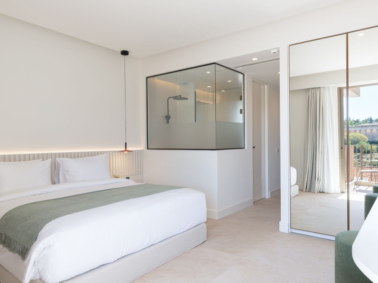 bedroom, altar suites, athens, greece, secretplaces