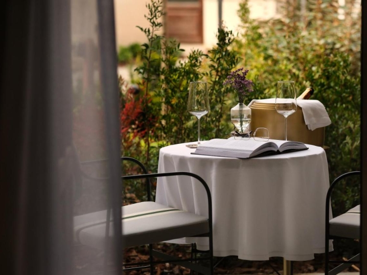 Jardin en Eunice Gastronómico Hotel Boutique Salamanca