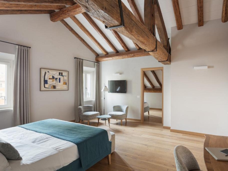 Habitación en el hotel Relais Roncolo1888 en Emila Romana, Italia