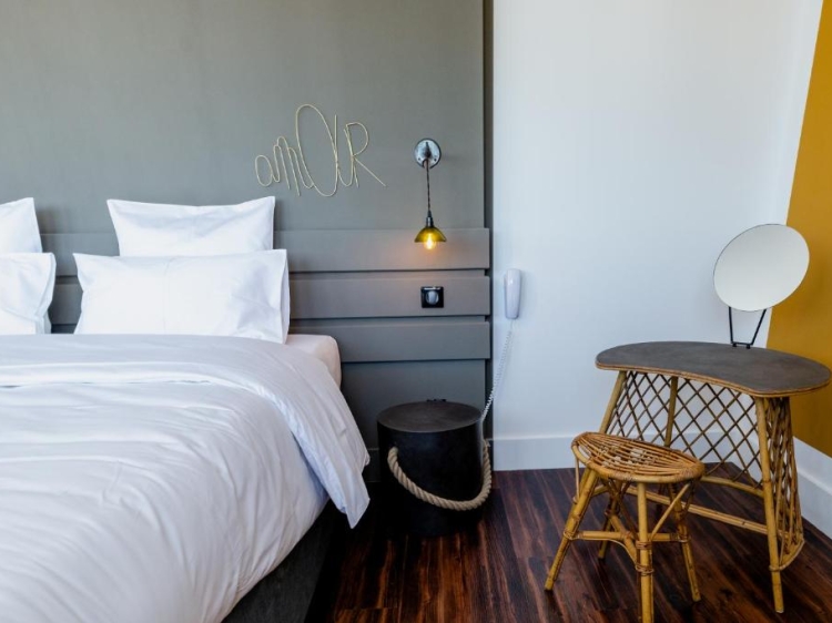 Habitación en el hotel boutique Bateau libre Bénodet Britanny
