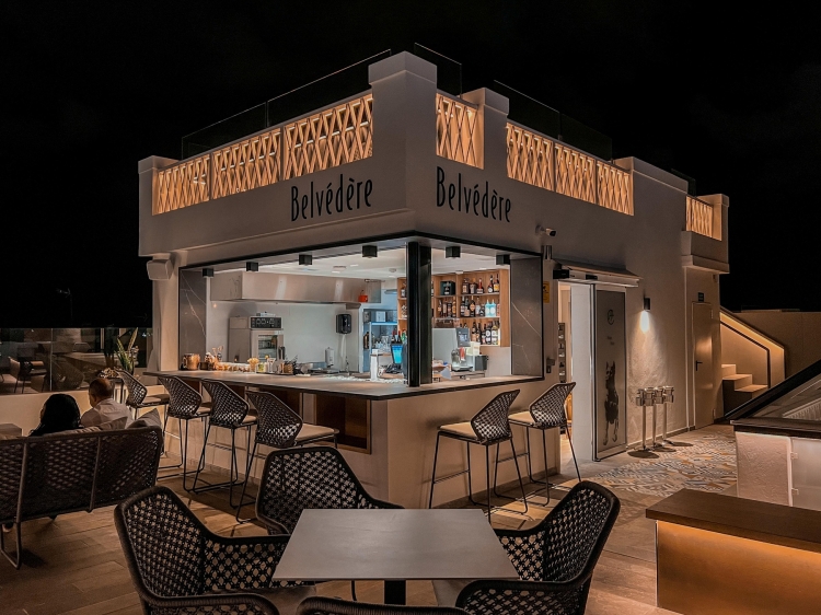 terrace night, boutique hotel cordial plaza mayor de santa ana, las palmas, secretplaces