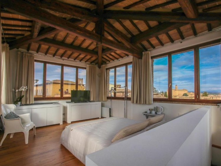 B&B Le Logge Luxury Rooms, pequeño hotel con encanto en Siena.