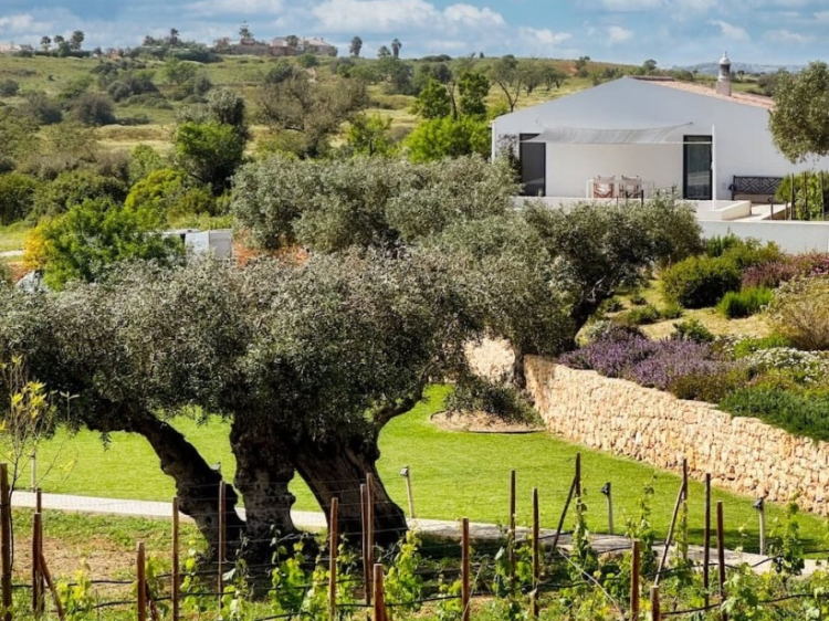 Auténtico refugio algarvío en finca privada, casa de alquiler completo con piscina compartida com dos habitaciones en Ferragudo alagrve