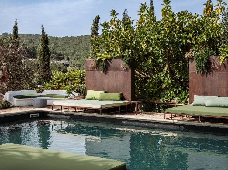 Zona de piscina, Finca Legado Ibiza, Secretplaces