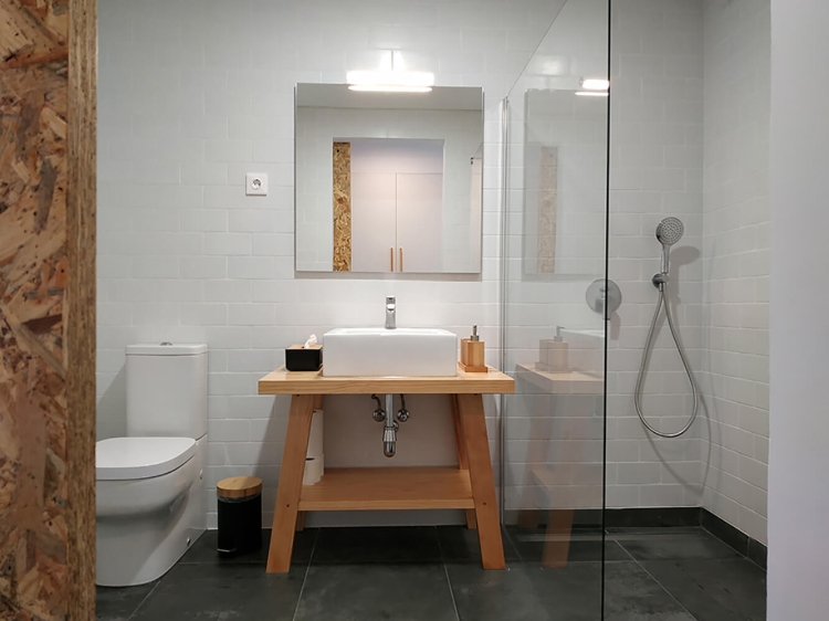 Baño - Alojamiento rural Casas do Morgadio en Biscoitos