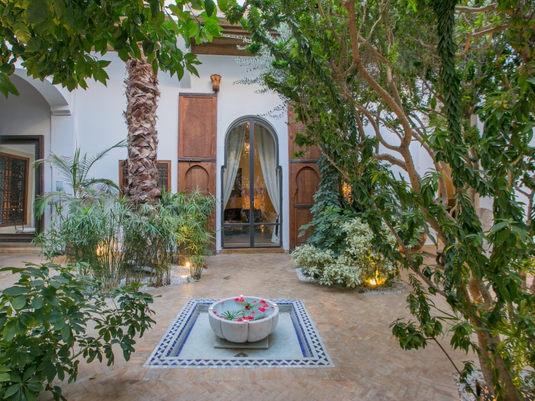 Riad L'Orangerie Hotel con encanto Marruecos patio Secretplaces