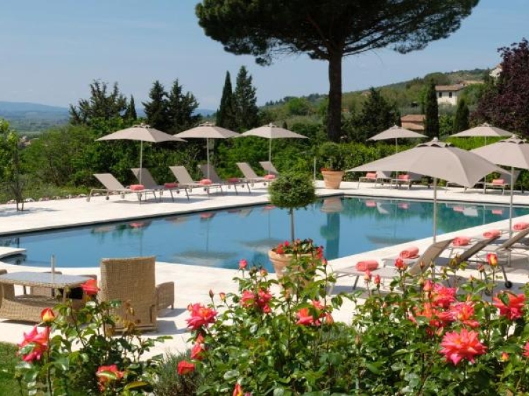 Il Falconiere luxus hotel en Cortona