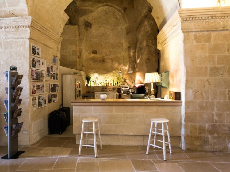 L'Hotel in Pietra Matera Basilicata Italy Reception