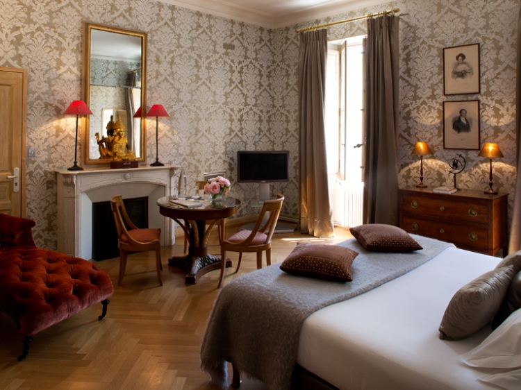 Dormitorio Château des Alpilles Mejor Hotel de Francia Secretplaces