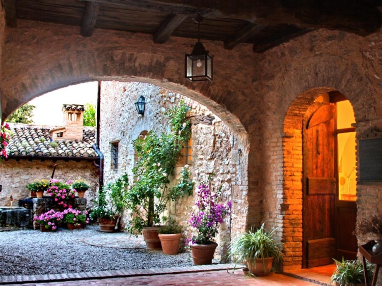 Villa della Genga Umbria Hotel boutique mejores apartamentos románticos para alquilar posada con cocina