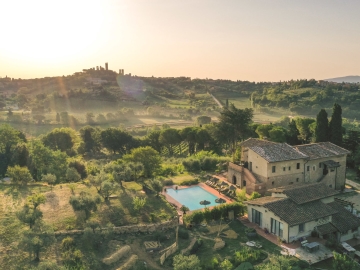 Vegan Agrivilla i pini - Hotel Boutique in San Gimignano, Toscana