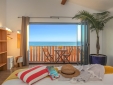 bedroom with sea view