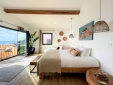 dormitorio con vistas al mar Villa Sal Azores Portugal