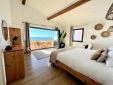 bedroom with sea view