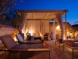 Terrace at night