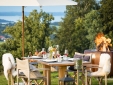 Romantic dining with fantastic view.