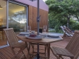 Outdoor dining area