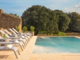 Piscina con magnífica vista del macizo de las Gavarres
