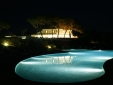 Swimmingpool by night. Binigaus Vell. Menorca. Secret places.