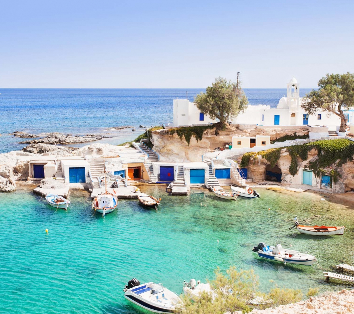Hoteles con encanto en Milos, hoteles de lujo y casas rurales