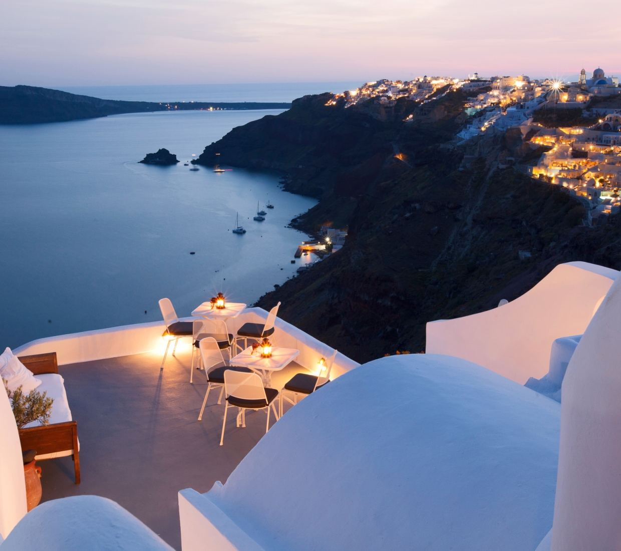 Hoteles con encanto en Santorini, hoteles de lujo y casas rurales