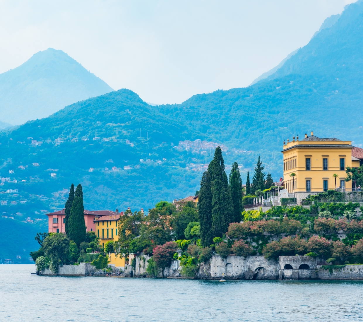 Hoteles con encanto Lago Como, Lago Mayor villas de lujo y casas rurales