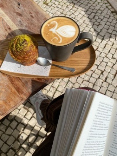 Coffee and pastry