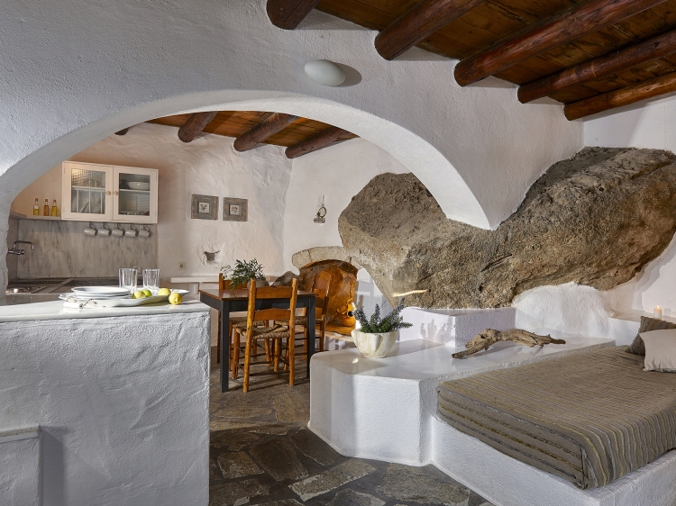 White river cottages, Crete, interior view