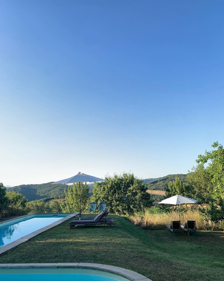 Pool and garden view